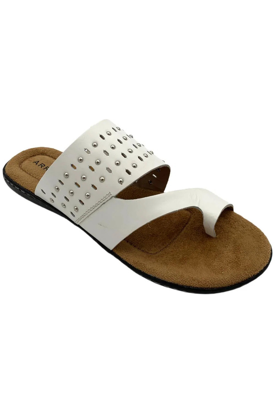 ARRAY Women's Catalina Sandals White - Medium
